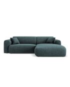 Canapé D'Angle droit Theo 4 Places pétrole - 235x170x72 cm