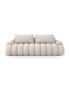 Canapé convertible Avec Coffre De Rangement Kimi 4 Places beige - 250x100x84 cm