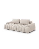 Canapé convertible Avec Coffre De Rangement Kimi 4 Places beige - 250x100x84 cm