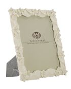 Cadre Photo Feuille Crème - 26x2x30,7 cm