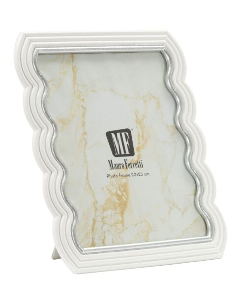 Cadre photo Curty blanc - 25,2x1,7x30,3 cm