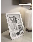 Cadre photo Curty blanc - 25,2x1,7x30,3 cm