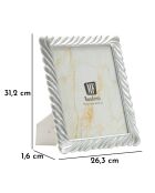 Cadre photo Carvy argenté - 26,3x1,6x31,2 cm