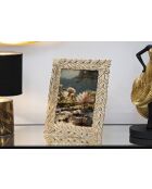 Cadre Photo Solis doré - 21,8x1,8x27 cm