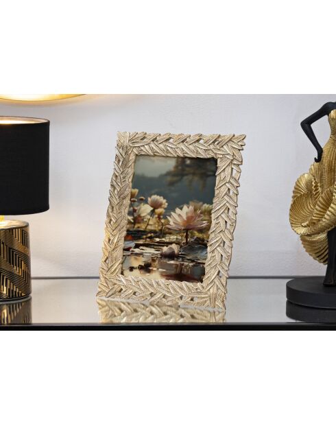 Cadre Photo Solis doré - 21,8x1,8x27 cm