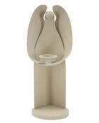 Portavelas Dune Angel crema - 12,5x10x30 cm
