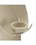 Portavelas Dune Angel crema - 12,5x10x30 cm