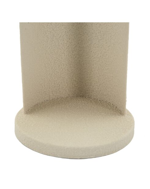 Portavelas Dune Angel crema - 12,5x10x30 cm