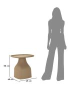 Mesa auxiliar Gea Grey - 48x48x50 cm