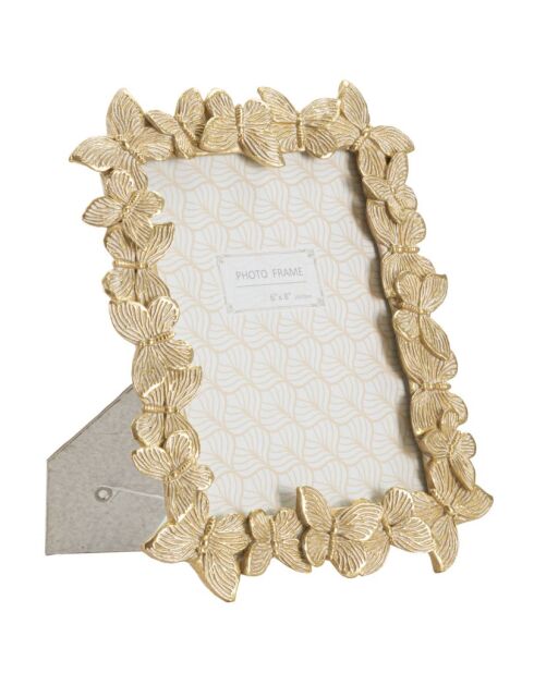 Cadre Photo Farfalle doré - 22,3x2,3x27,8 cm
