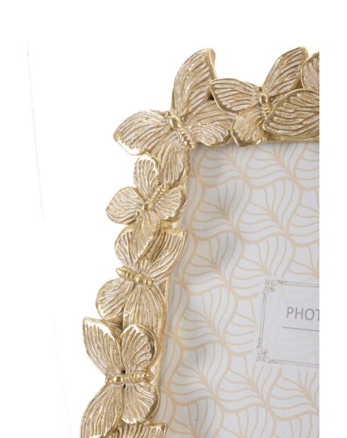 Cadre Photo Farfalle doré - 22,3x2,3x27,8 cm