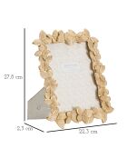 Cadre Photo Farfalle doré - 22,3x2,3x27,8 cm