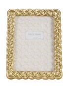 Cadre Photo Corde doré - 19x2X24,5 cm