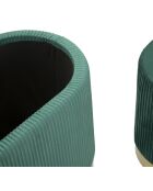 Set panca e 2 sgabelli Shopy Green con contenitore