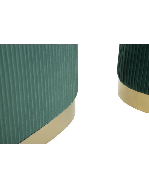 Set panca e 2 sgabelli Shopy Green con contenitore