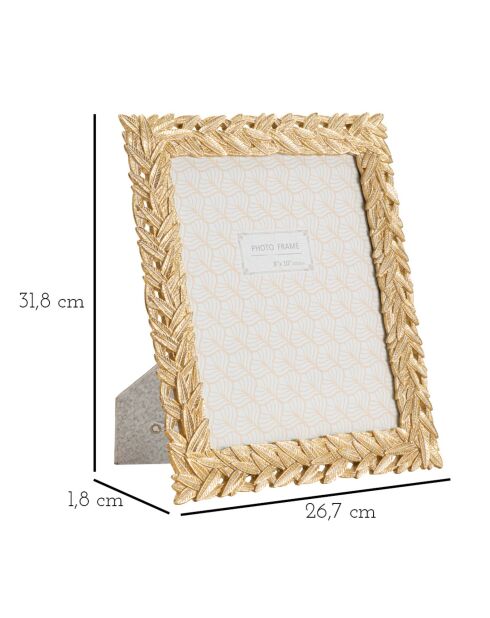 Cadre Photo Solis doré - 26,7x1,8x31,8 cm