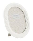 Cadre Photo Ovale blanc - 20x2X25 cm