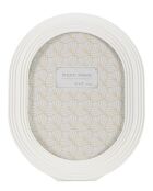 Cadre Photo Ovale blanc - 20x2X25 cm