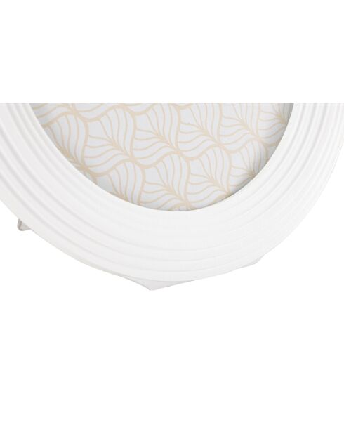 Cadre Photo Ovale blanc - 20x2X25 cm