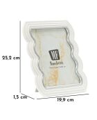 Cadre photo Curty blanc - 19,9x1,5x25,2 cm