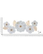 Panneau mural en fer blanc - 158x9X60 cm