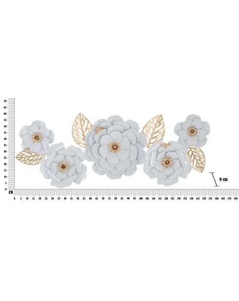 Panel de pared de hojalata - 158X9X60 cm