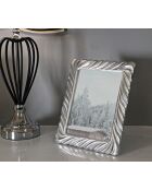 Cadre photo Carvy argenté - 21,3x1,5x26,3 cm