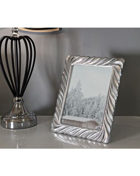 Cadre photo Carvy argenté - 21,3x1,5x26,3 cm