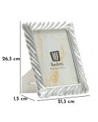 Cadre photo Carvy argenté - 21,3x1,5x26,3 cm