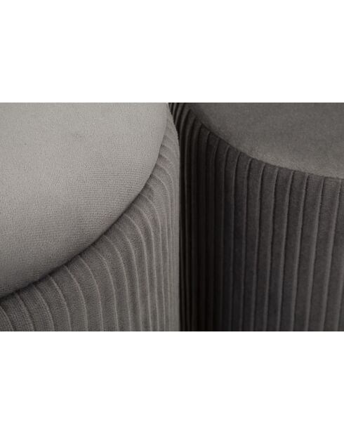 Shopy Sitzbank und 2 Hocker mit Stauraum, Grau