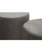 Shopy Sitzbank und 2 Hocker mit Stauraum, Grau