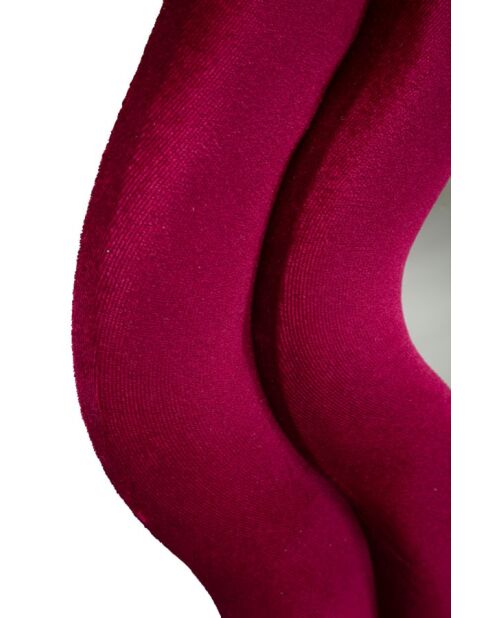 Miroir Emily en Velours Fuchsia - 60x6x160 cm