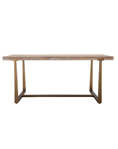 Table à manger Ankara marron - 180x90x78 cm