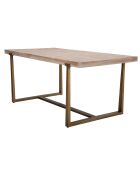 Table à manger Ankara marron - 180x90x78 cm