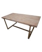 Table à manger Ankara marron - 180x90x78 cm