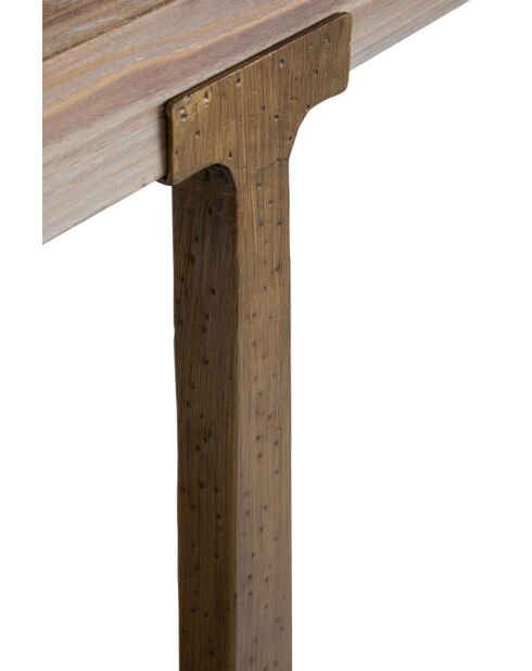 Table à manger Ankara marron - 180x90x78 cm