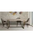 Table à manger Ankara marron - 180x90x78 cm