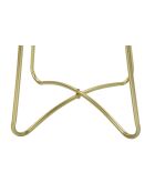 Mesita Grent verde/dorado - 5x59 cm