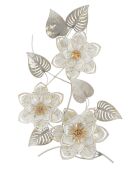 Panel de pared de hierro forjado Artic - 39x5,5x67,5 cm