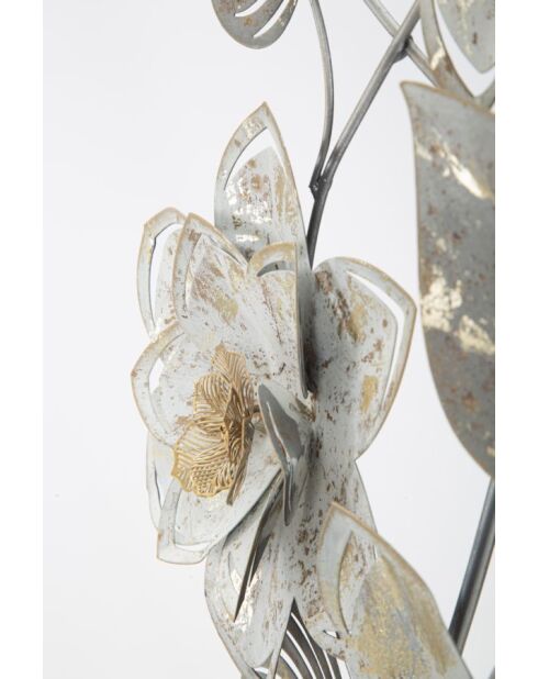 Panel de pared de hierro forjado Artic - 39x5,5x67,5 cm