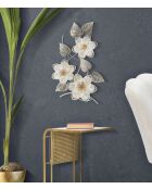 Panel de pared de hierro forjado Artic - 39x5,5x67,5 cm