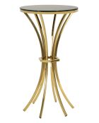 Table Haute Shanty doré/noir - 50x92 cm