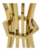 Table Haute Shanty doré/noir - 50x92 cm