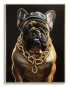 Cuadro de pared lacado con marco Bully Cornice, 62 x 4 x 82 cm