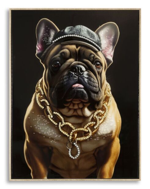 Cuadro de pared lacado con marco Bully Cornice, 62 x 4 x 82 cm