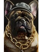 Cuadro de pared lacado con marco Bully Cornice, 62 x 4 x 82 cm