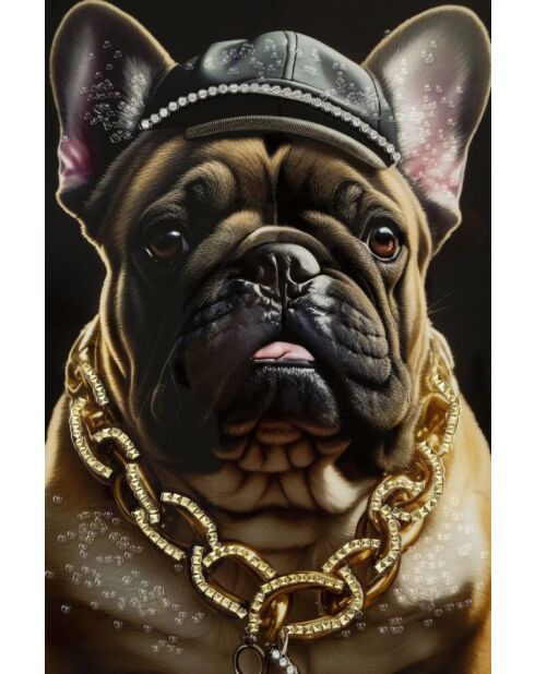 Cuadro de pared lacado con marco Bully Cornice, 62 x 4 x 82 cm