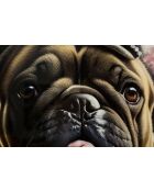 Cuadro de pared lacado con marco Bully Cornice, 62 x 4 x 82 cm