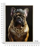 Cuadro de pared lacado con marco Bully Cornice, 62 x 4 x 82 cm