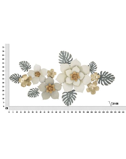 Decorazione murale Moty - 134,6x7,6x69,9 cm